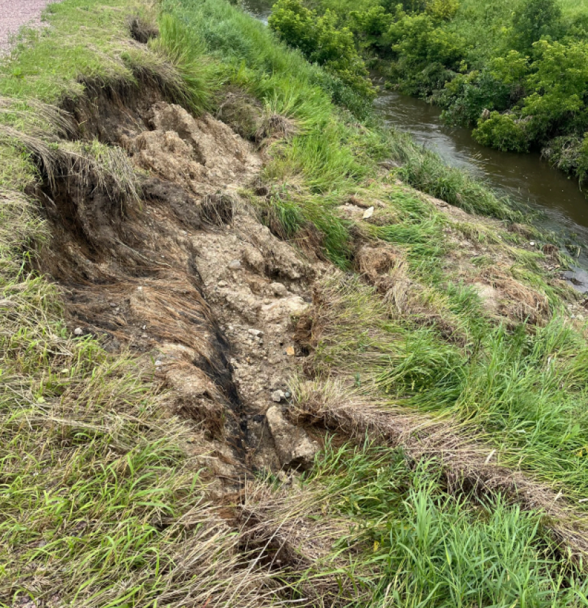 County Ditch Example FEMA grants county’s appeal for ditch damages - The Globe | News ...