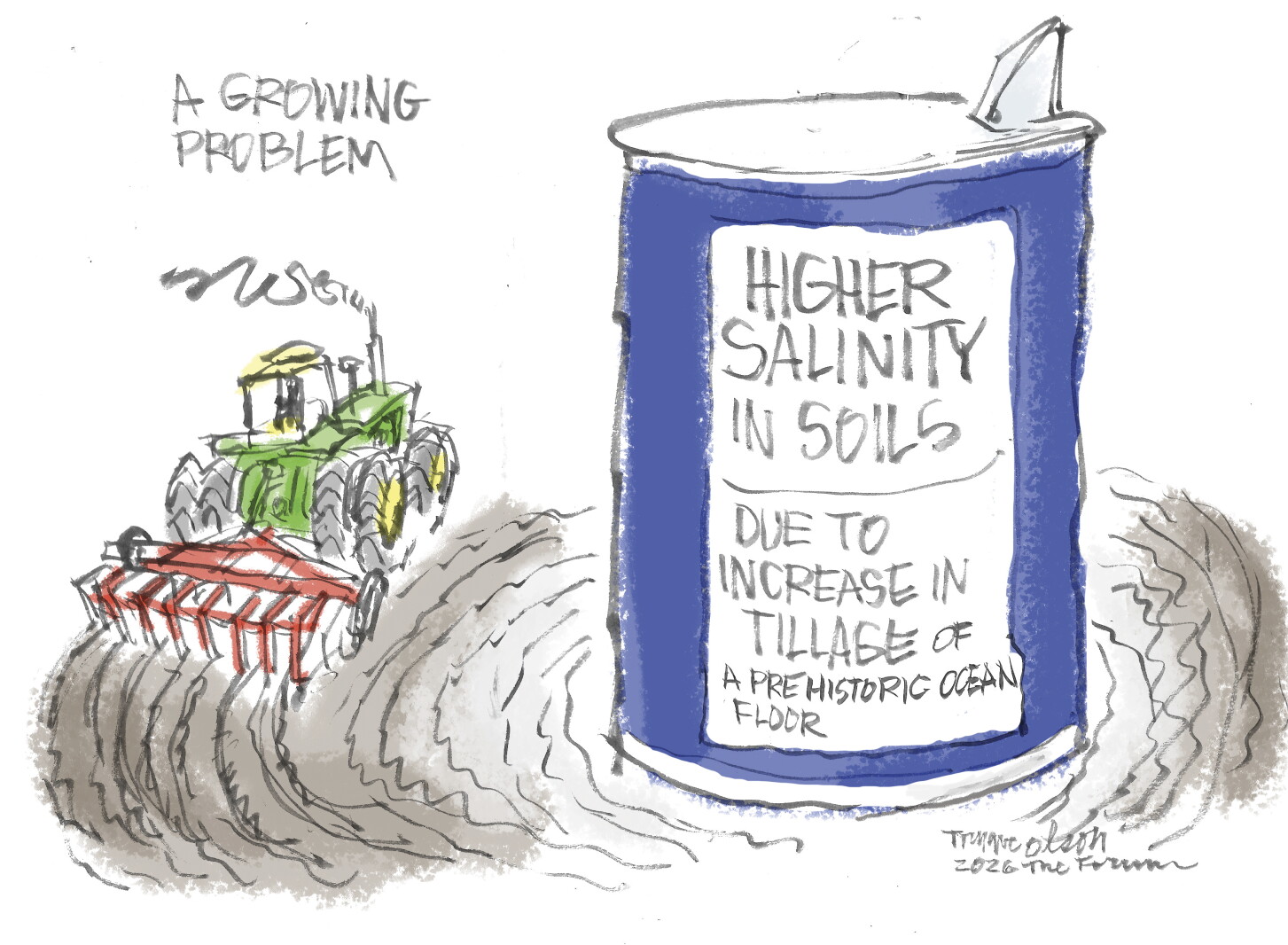 Trygve Olson cartoon: A growing problem