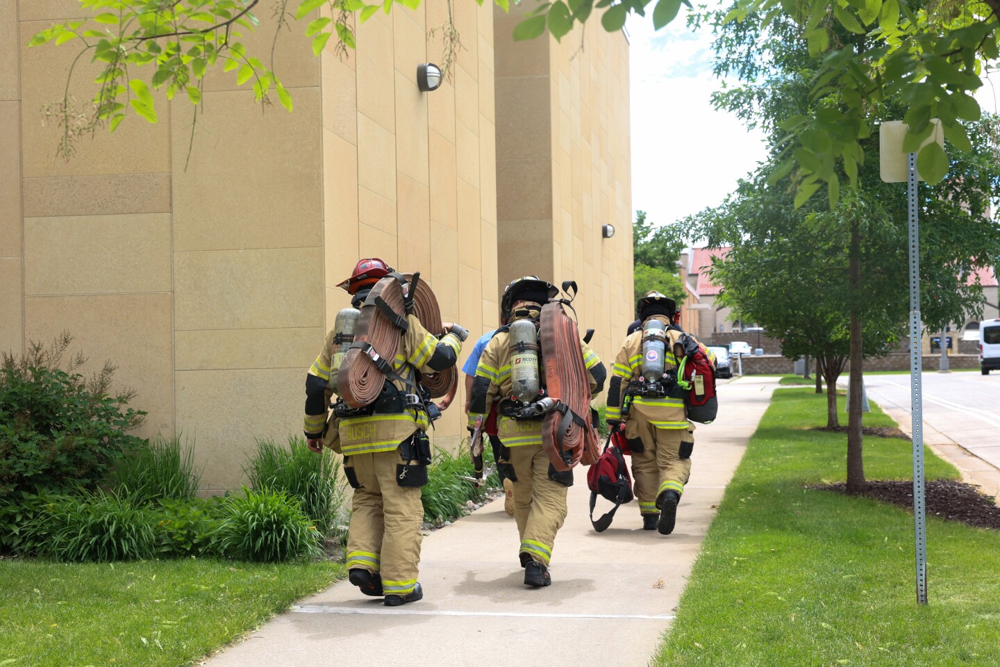Photos Rochester Fire Department holds training session in Mayo Clinic