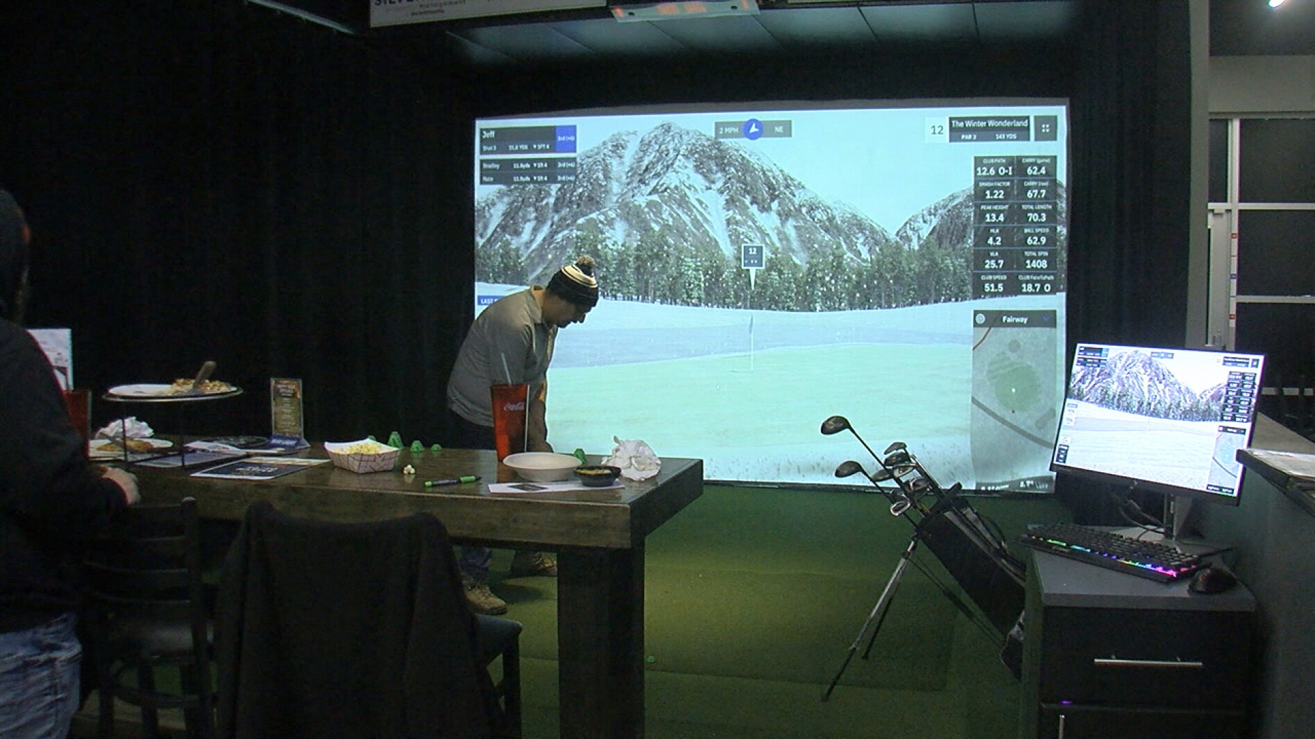 Indoor golf tournament takes Frostival fun indoors Indoor golf tournament takes Frostival fun indoors