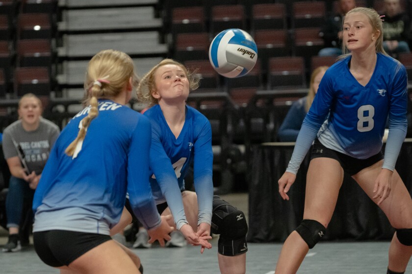 Mabel-Canton vs. Bethlehem Academy Volleyball Section 1A Champio