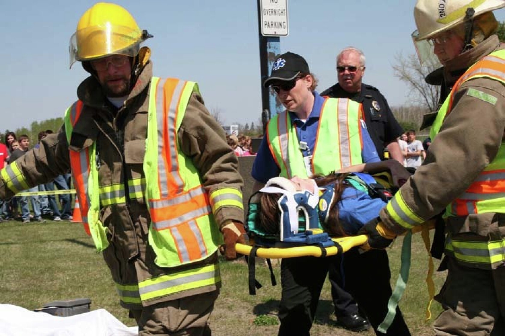 'That was disturbing' New York Mills holds first mock crash Perham