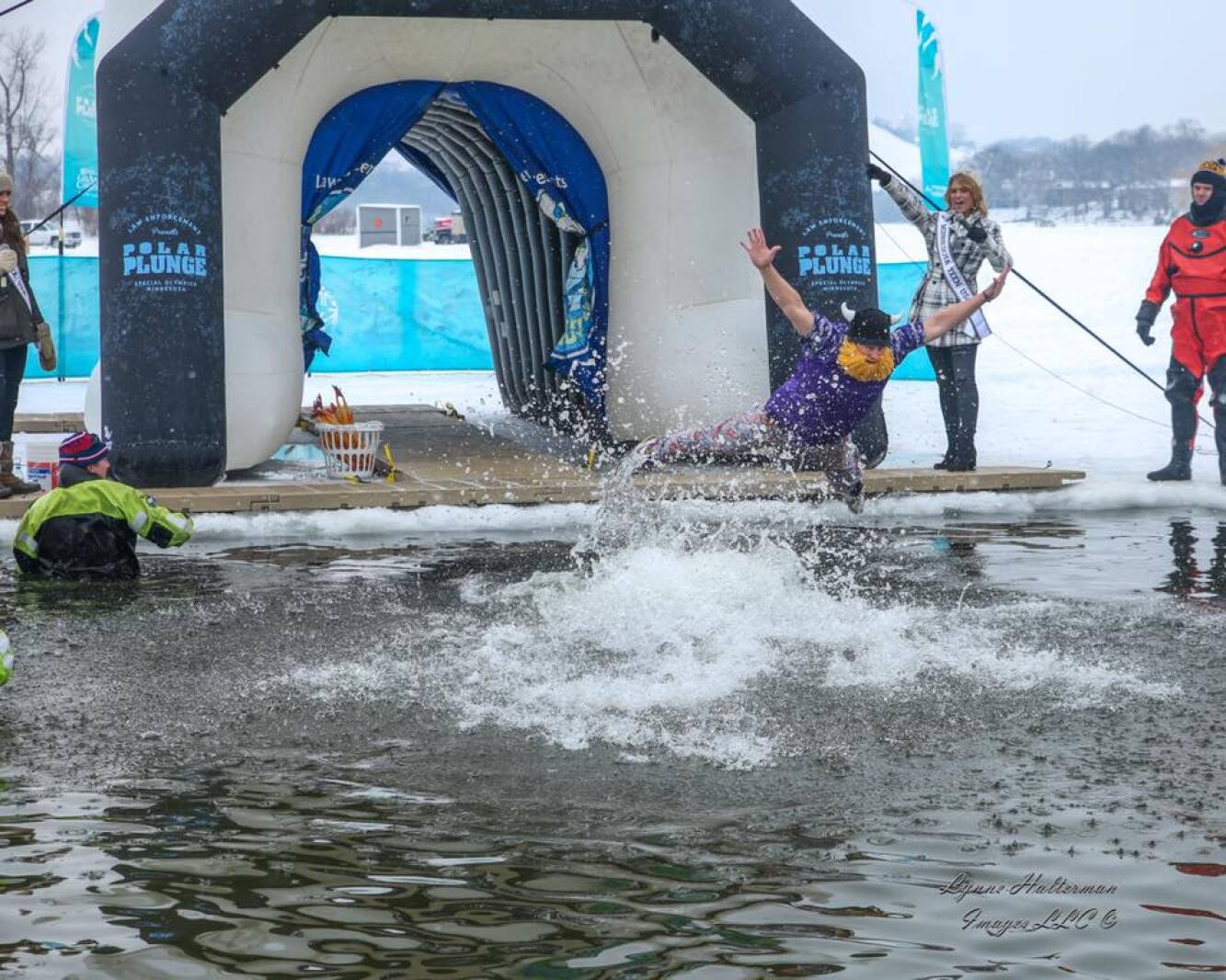 Special Olympics of Minnesota Polar Plunge joins OTC on Ice Wadena