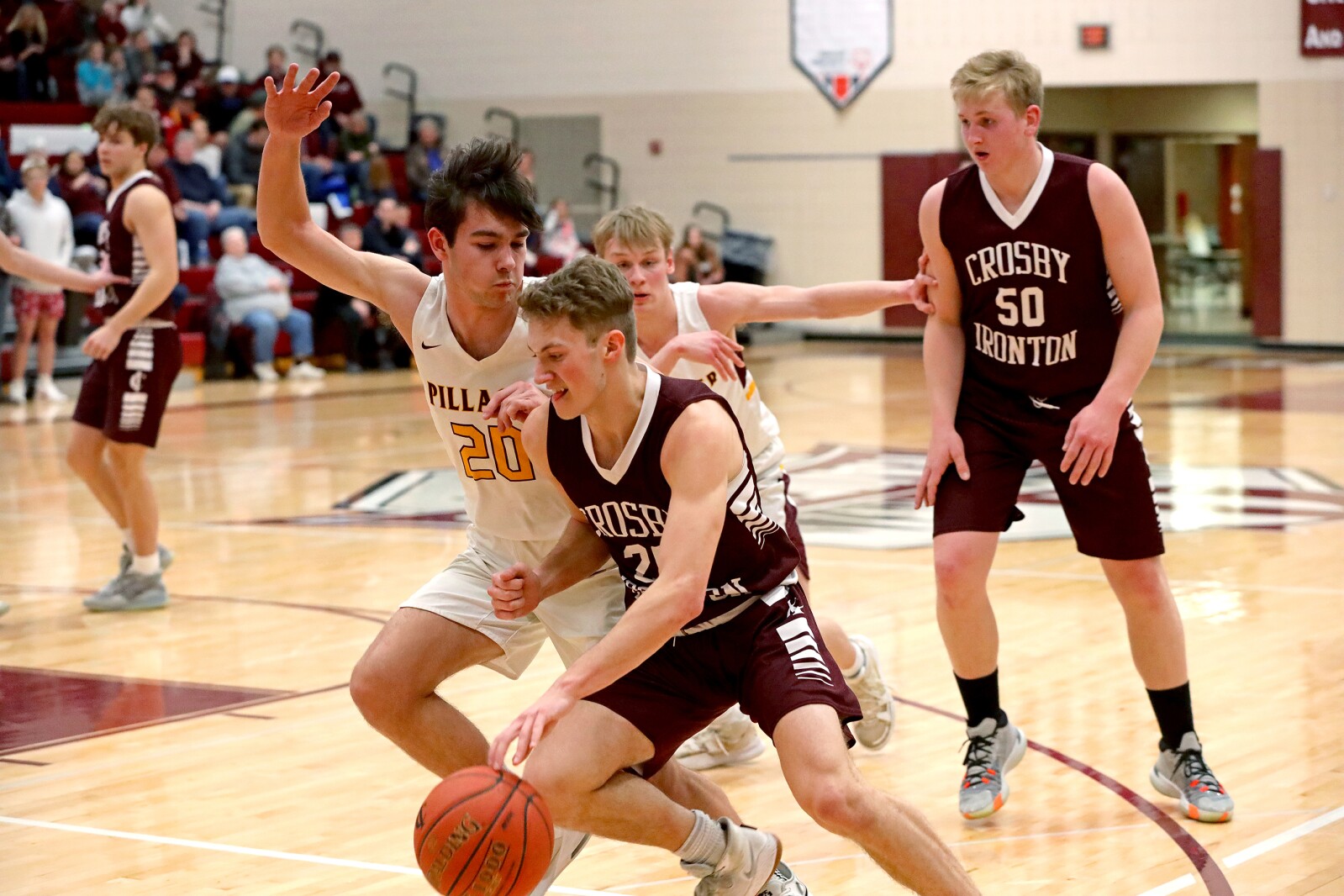 Crosby-Ironton vs Pillager Boys Basketball