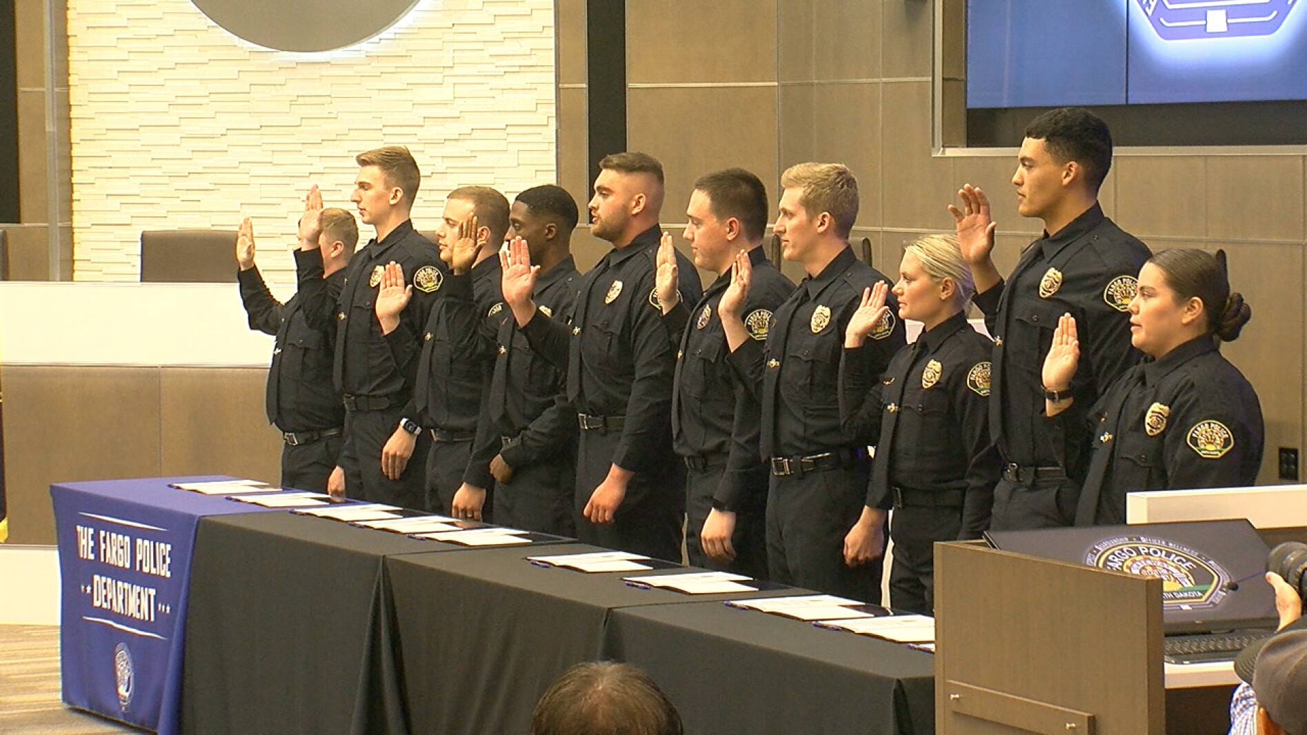 10 Police Academy Grads Become Fargo Officers One Month After Fatal 10-police-academy-grads-become-fargo-officers-one-month-after-fatal