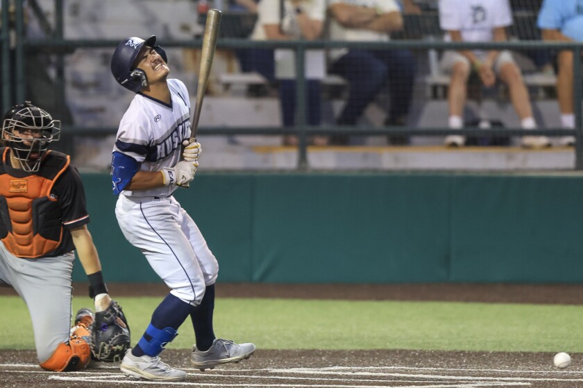 college men play baseball