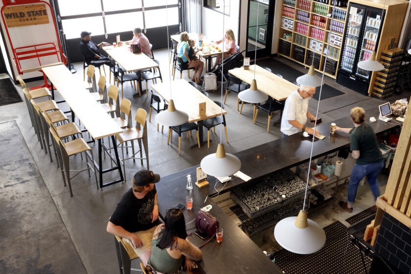 Wild State Cider taproom.