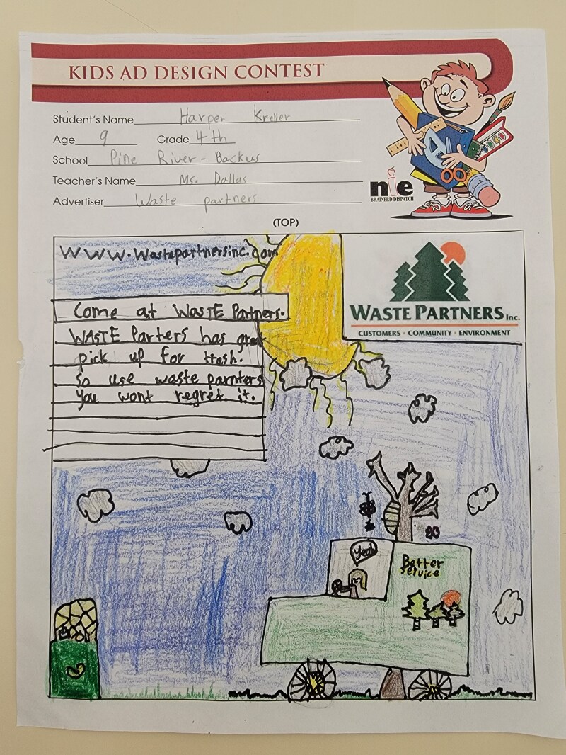 Pine River-Backus Elementary School - Ms Dallas' 4th Grade Class