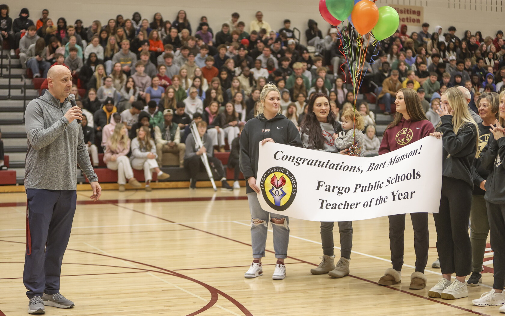 Davies High School teacher/coach receives district's top award