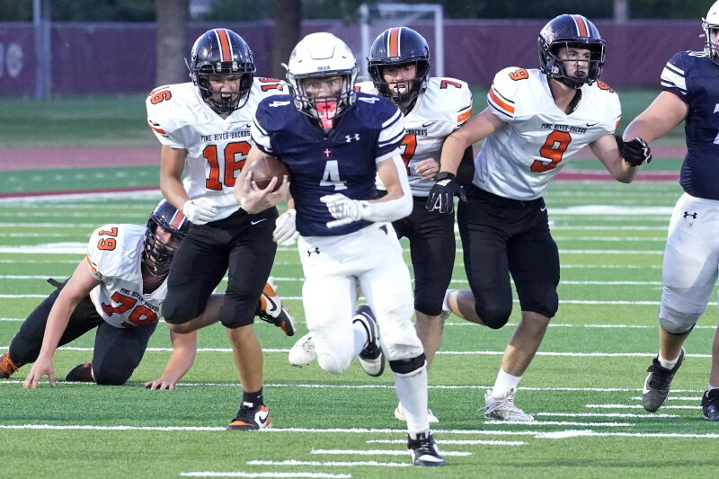 Logan Giese Fuels Moorhead Park Christian’s Undefeated Football Season