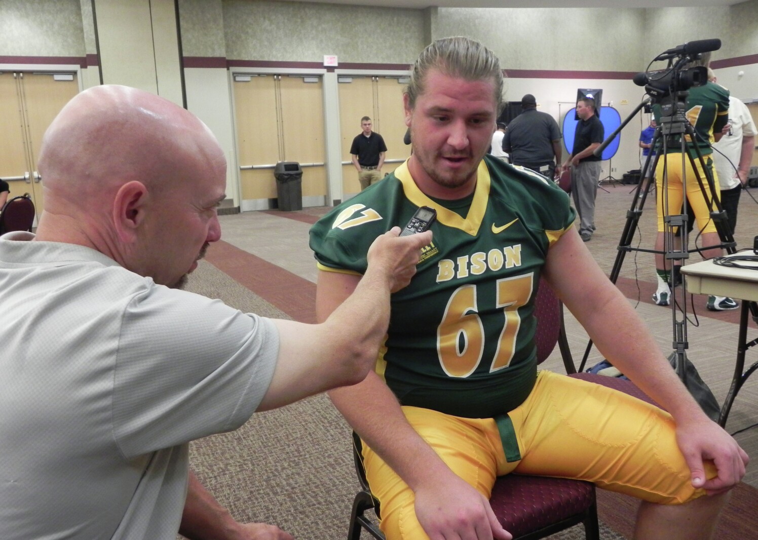 Senior spotlight: Get to know Bison offensive lineman Brock Russell ...
