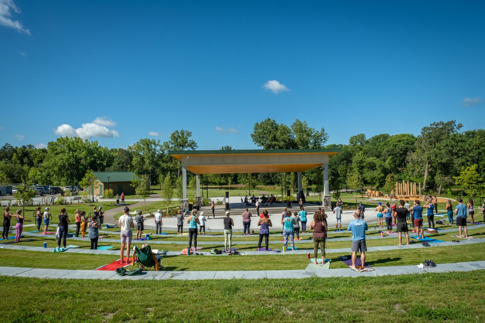 Lakes Area Music Festival pairs movement and music in Yoga + Live Music experience
