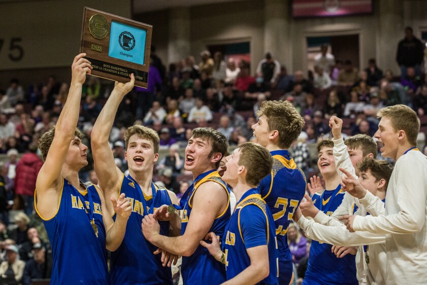 Hayfield, Goodhue Division 1A Men's Basketball Championship