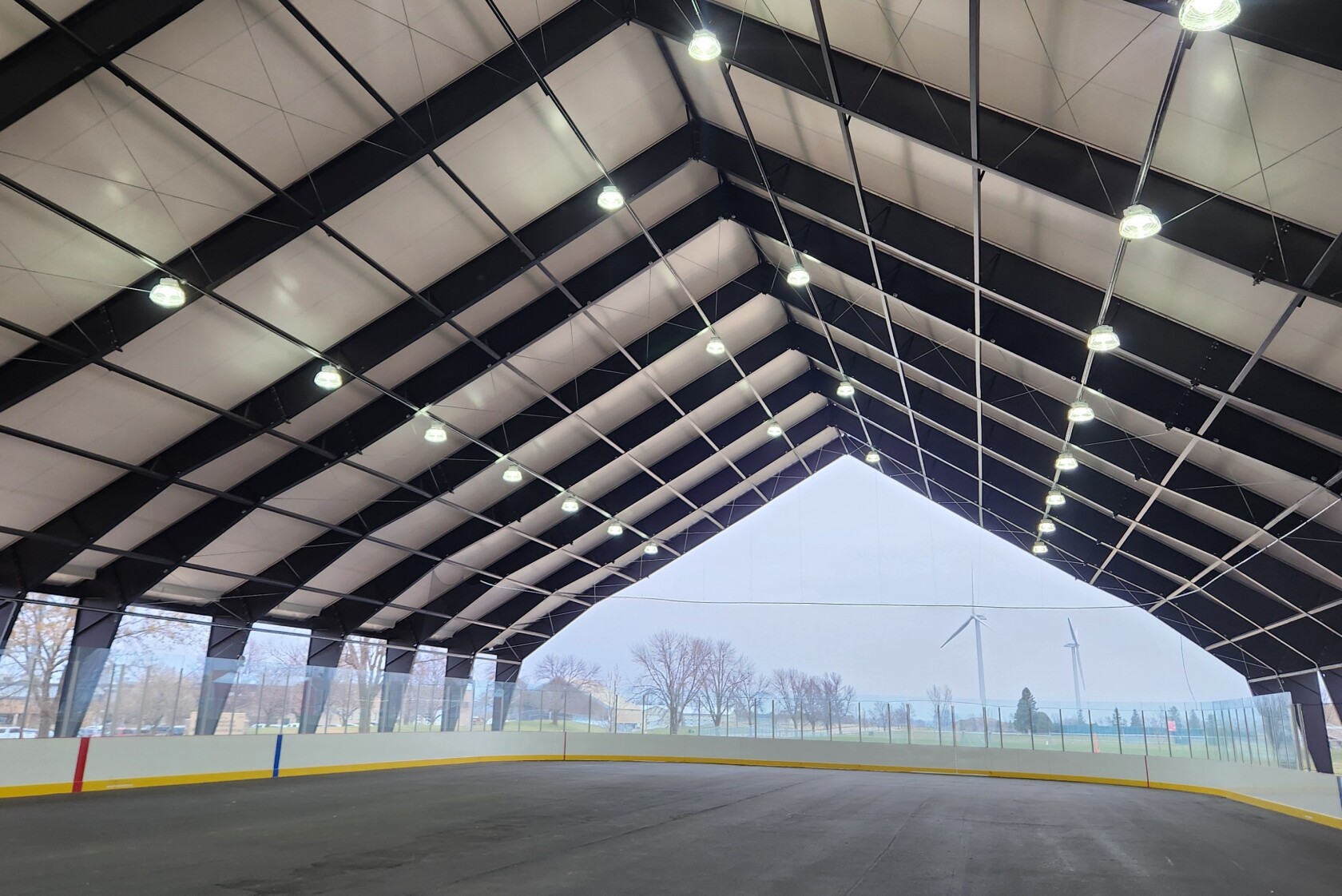 Willmar, Minnesota, outdoor rink/pavilion ready for ice this winter ...