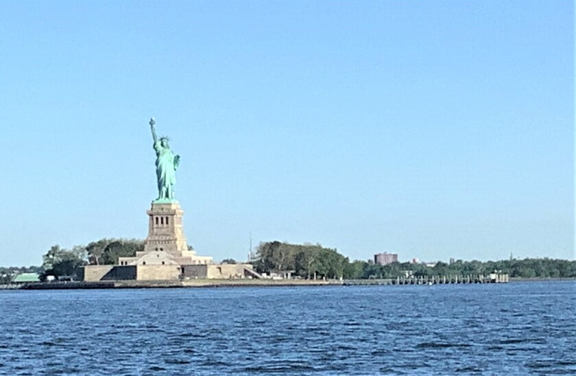 Statue of Liberty in New York Harbor