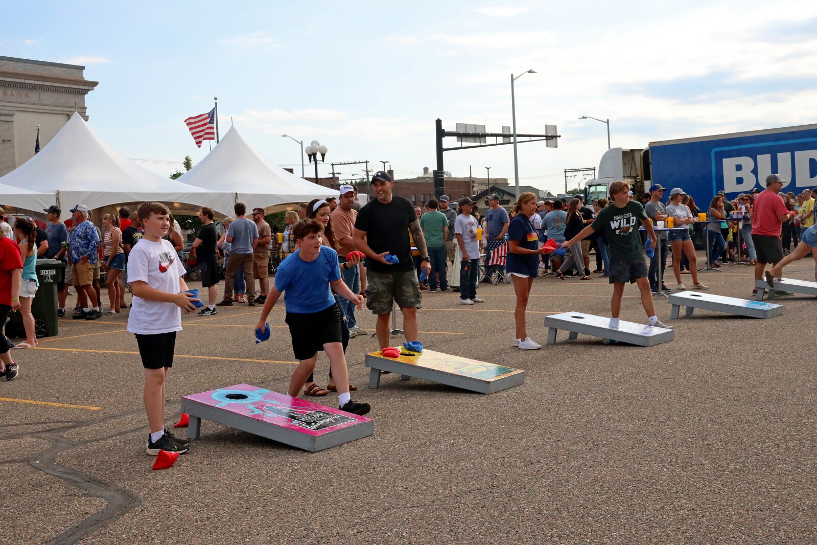 People enjoy the Cub Foods Ribfest during Brainerd Jaycees Street Fest on Saturday, July 23, 2022, in downtown Brainerd.
