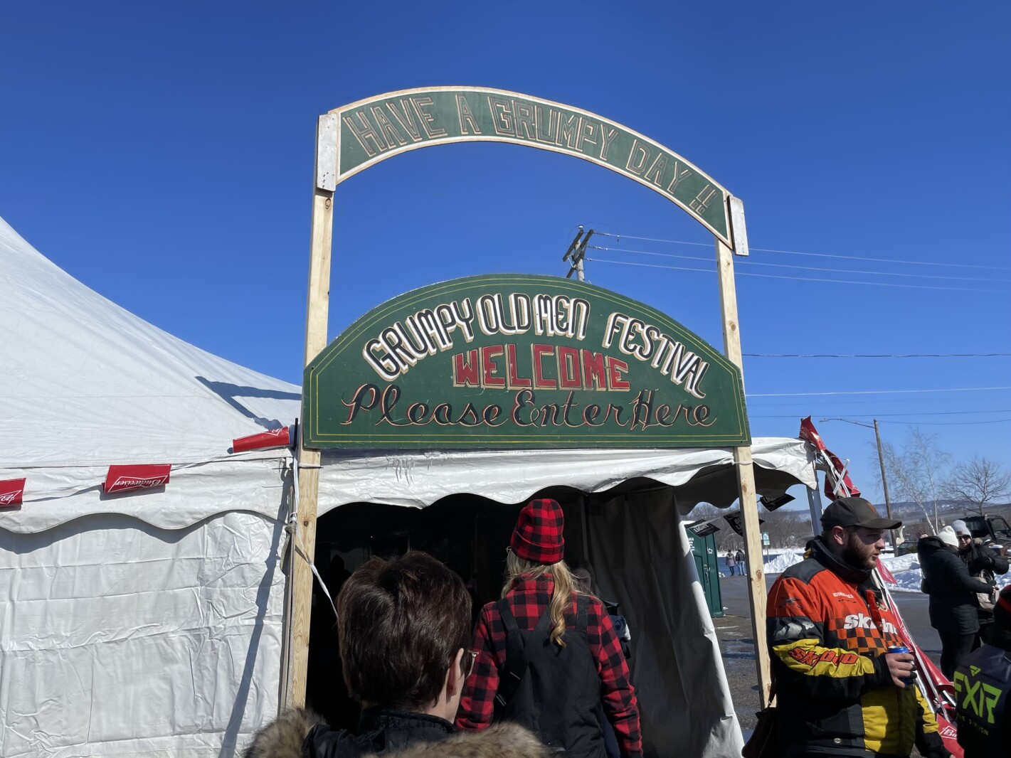 Local businesses, people thriving at the Grumpy Old Men Festival in