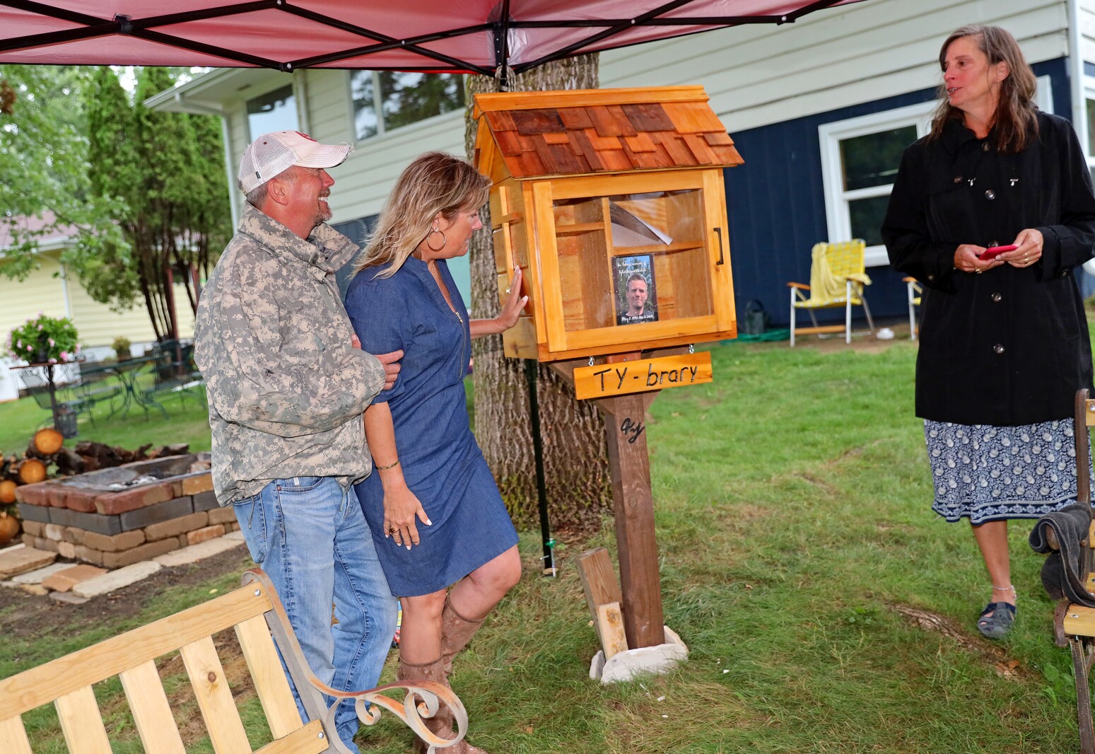 Saturday, July 23, 2022, during the installation of the first Ty-brary in Brainerd.