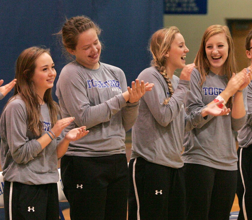 jhs volleyball champs pep rally members 112413.jpg