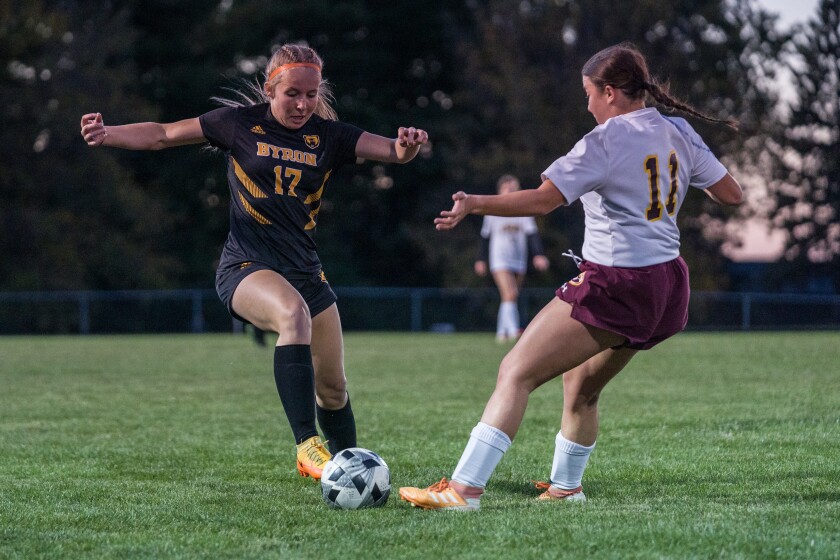 Byron, Dover-Eyota girls soccer