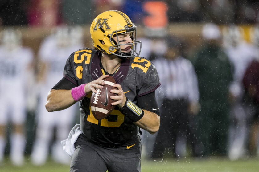 Gophers football: Eagan's Conor Rhoda is 'class act' after demotion