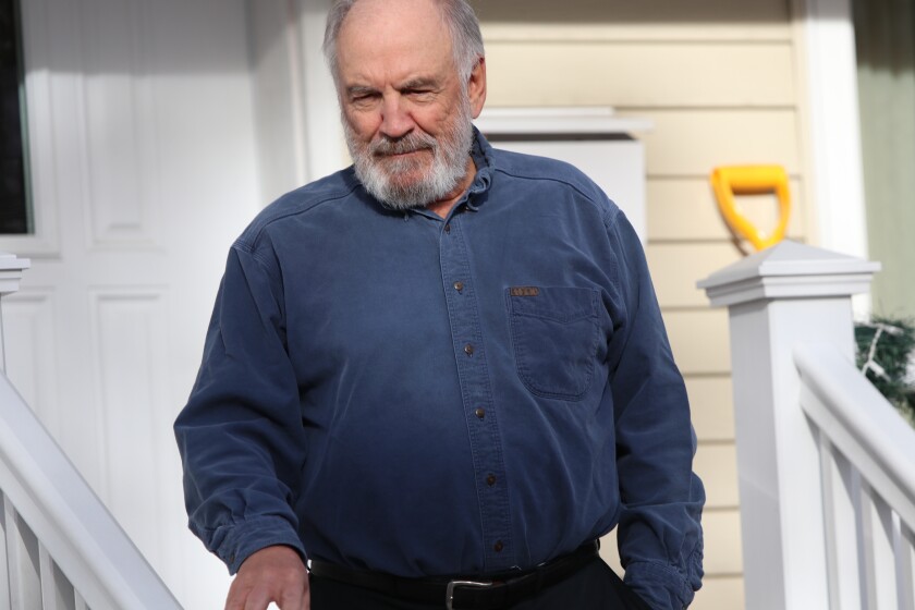 Sen. Tim Mathern speaks about the inequality that existed in real estate purchases in Fargo from his home in the Clara Bartone Hawthorne neighborhood.jpg