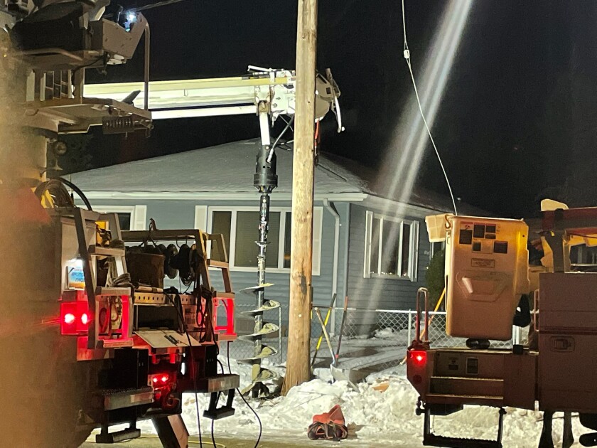 pole crash