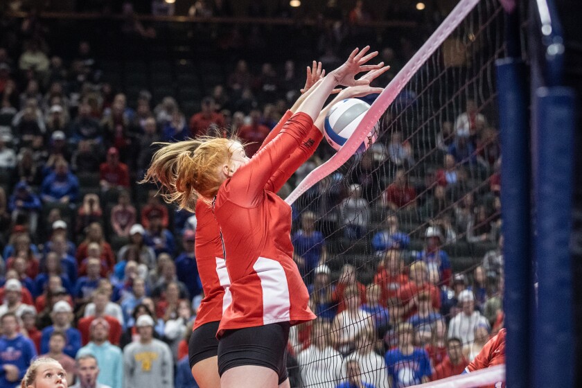Cannon Falls, Pequot Lakes Class AA Championship volleyball