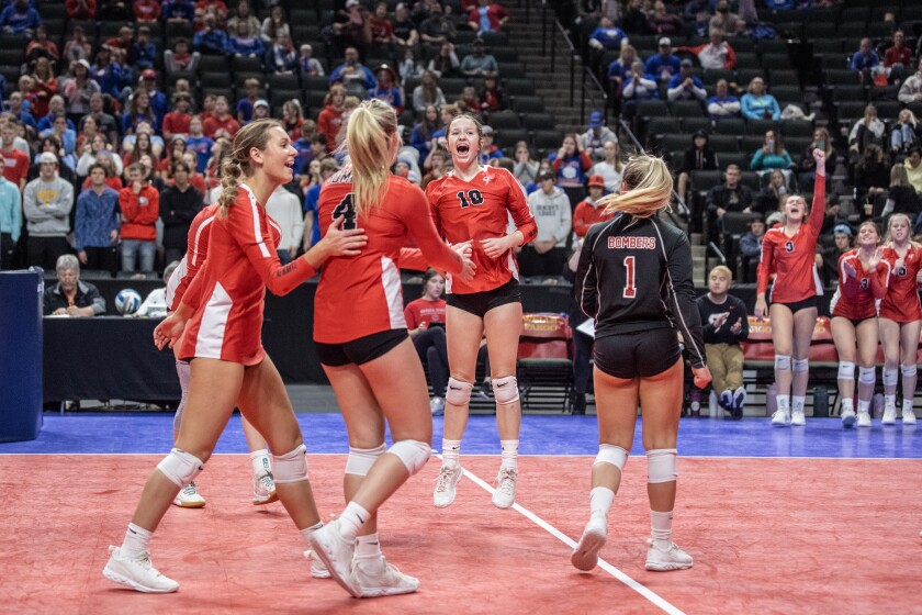 Cannon Falls, Pequot Lakes Class AA Championship volleyball