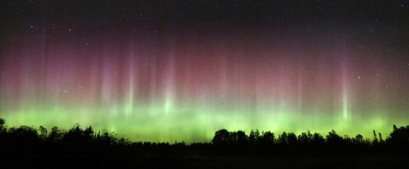 Aurora eruption