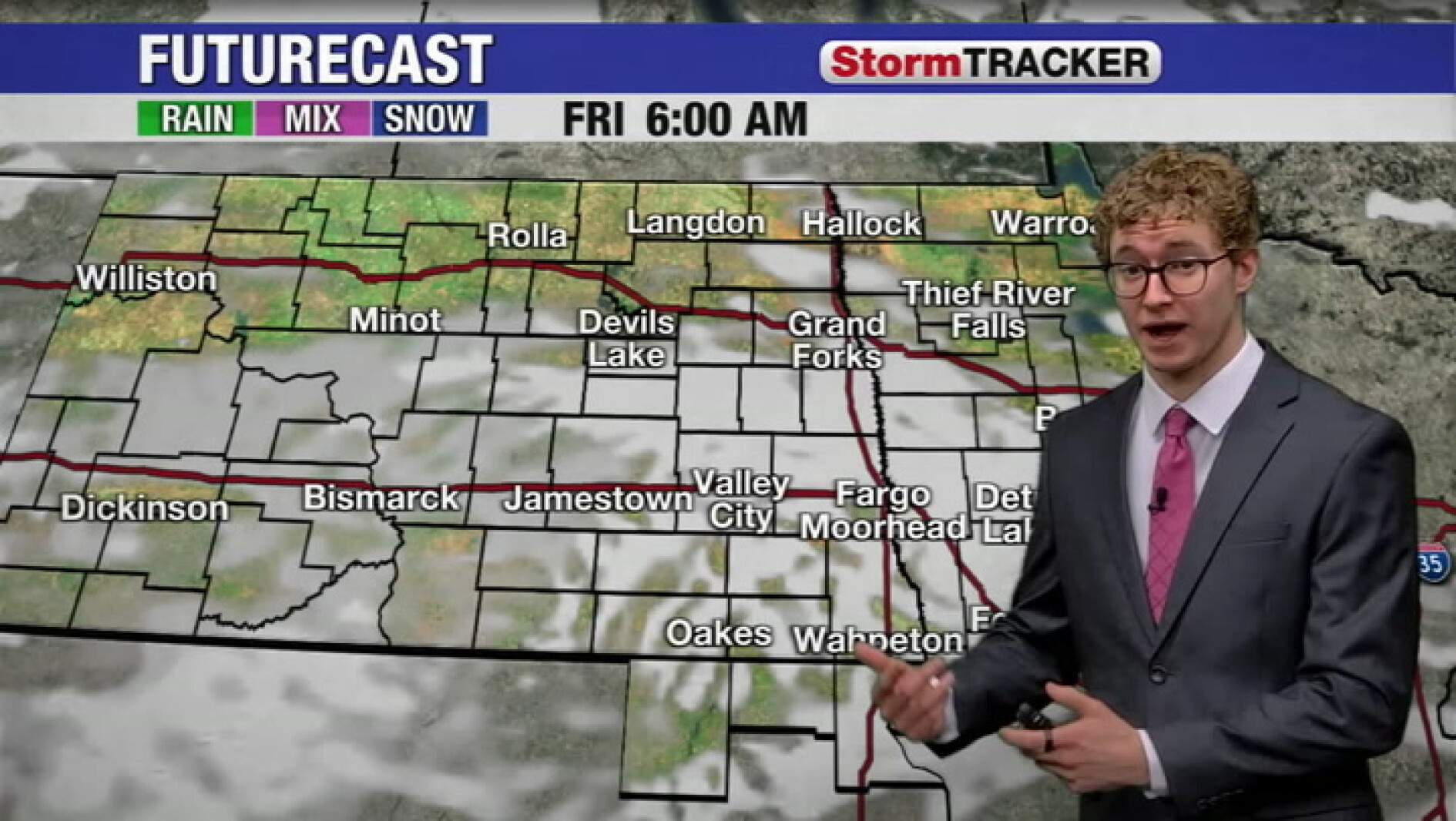 Partly cloudy and seasonable into the evening