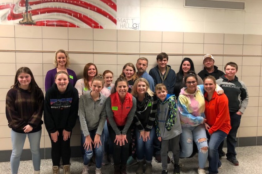 Pequot Lakes Middle School Students of the Month, from left to right: Lilly Hess, Stella Davis, Abigail Martin, Gracie Mattson, Lauren Maciej, Graeme Holley, Nic Gravdahl, Samantha Nickaboine and Grady Roy.