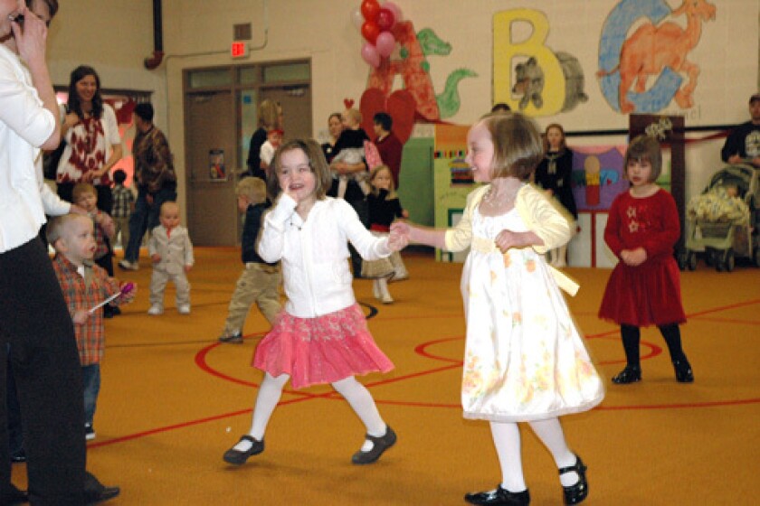 Girls dancing