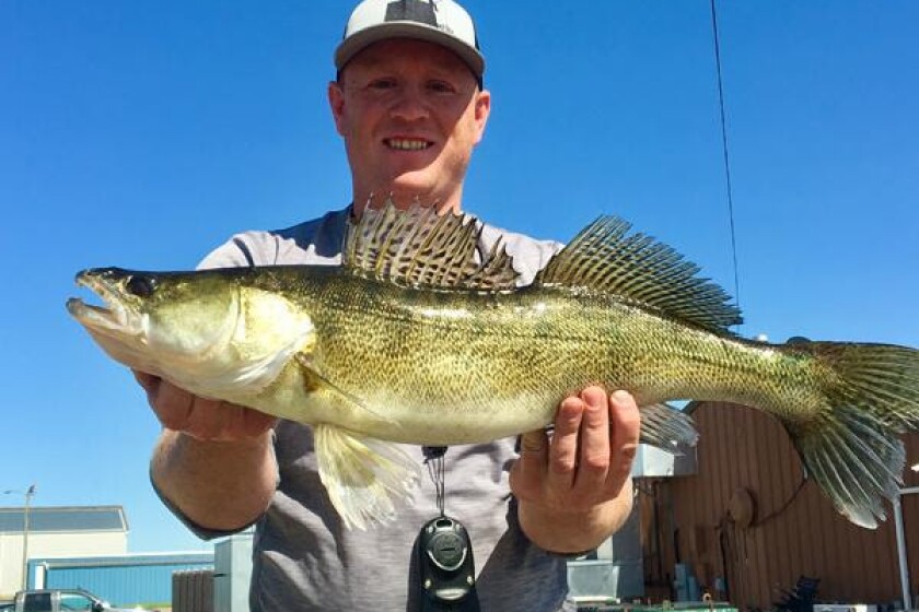 Bismarck man catches rare ND zander on Spiritwood