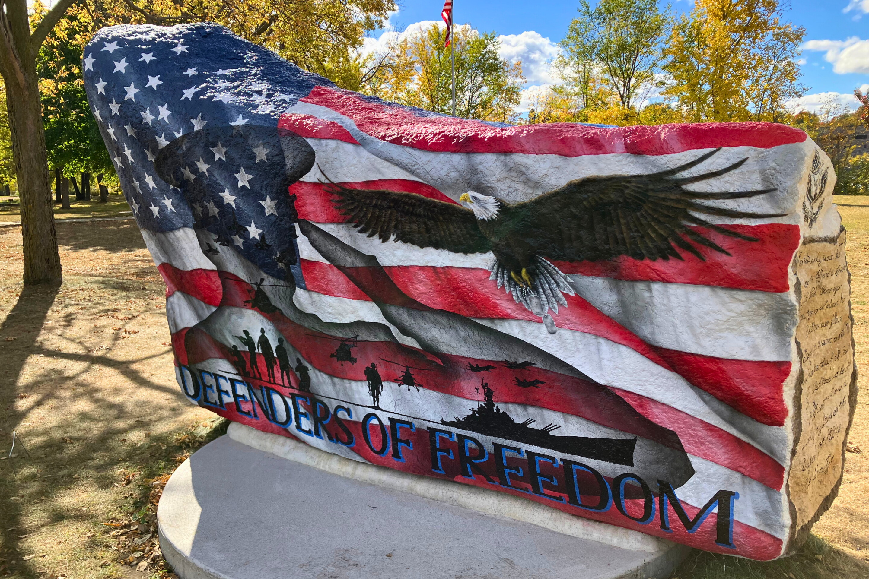 Veterans Rocks Photos: Veterans Rock nears completion at Wilson Park in St. Cloud ...