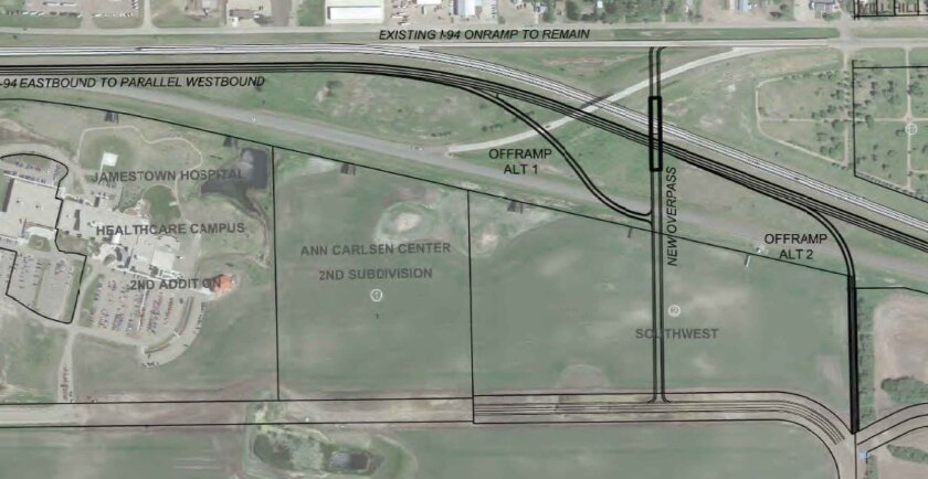 1-08-2022 Jamestown Southwest Second Addition Overpass concept