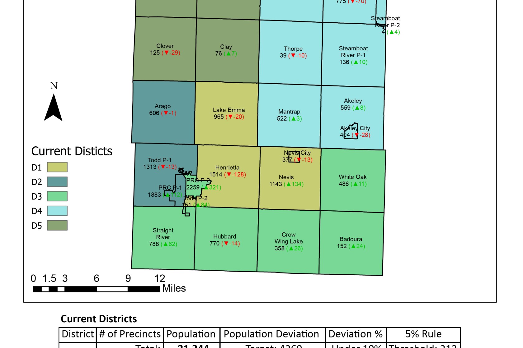 Hubbard County commissioners preview proposed redistricting plans