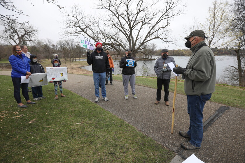 Photos: Volunteers begin goose-egg addling at Silver Lake Park - Post ...