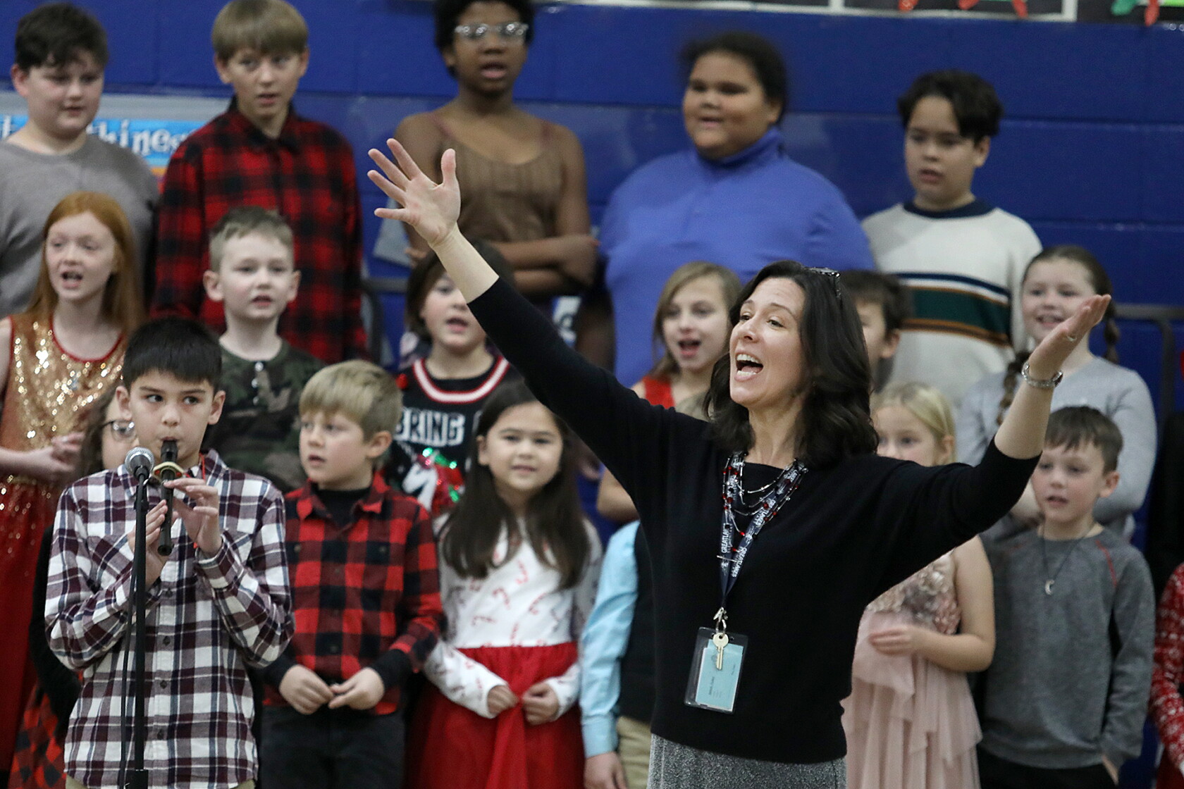 Photos Snow can't stop the Great Lakes Elementary Winter Sing Along