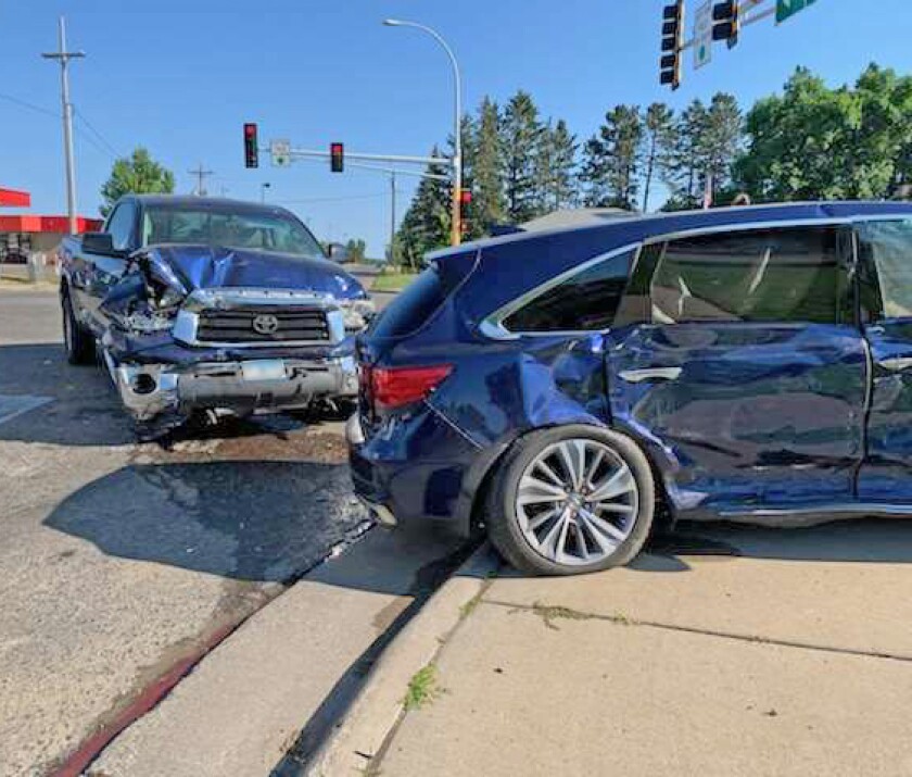 Aug. 14, 2022 crash scene in Park Rapids