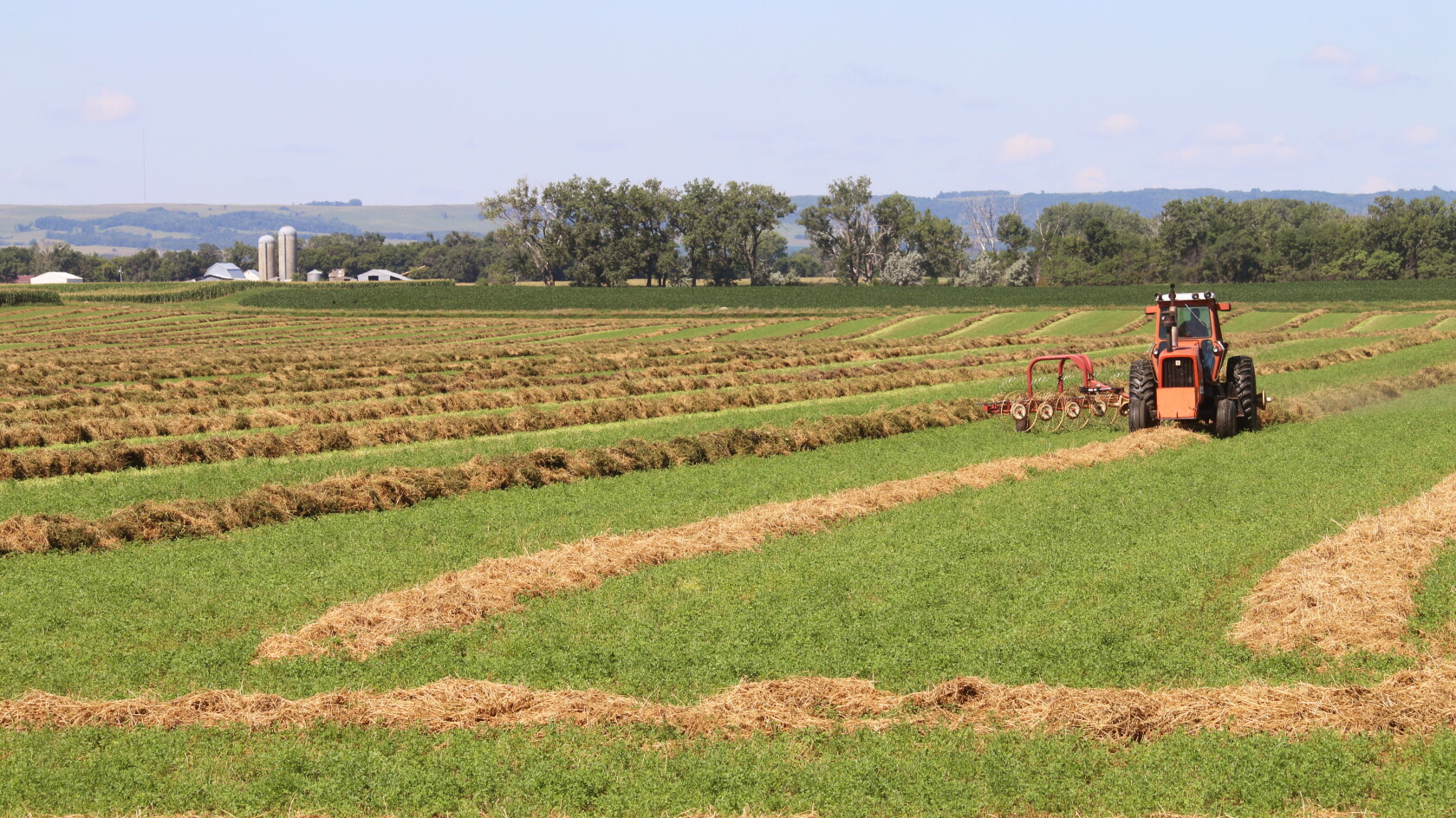 Picking up the wet alfalfa windrows - Agweek | #1 source for ...