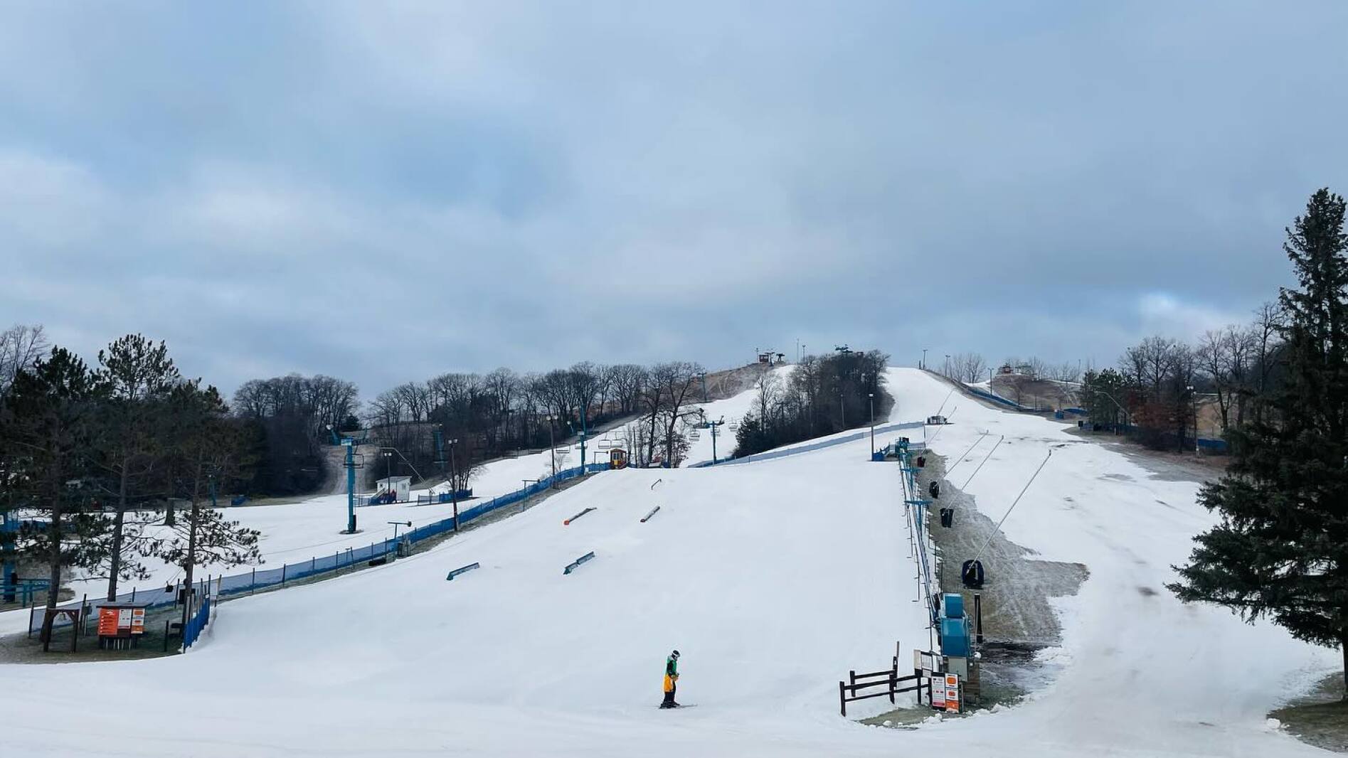 Powder Ridge opens for skiing after rainfall, warmer temperatures - St ...