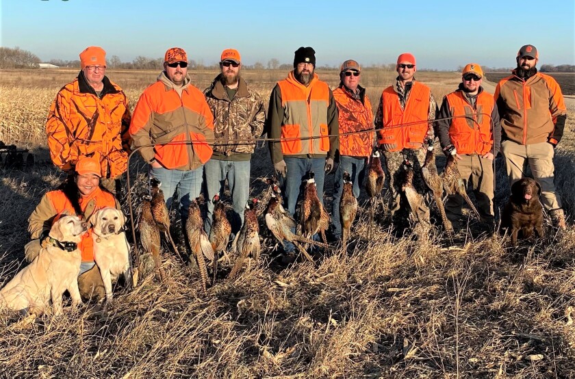 Hometown Heroes Outdoors pheasant hunt