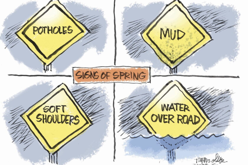 Spring Fall Risk Cartoon Trygve Olson cartoon: Signs of spring - InForum | Fargo, Moorhead and ...