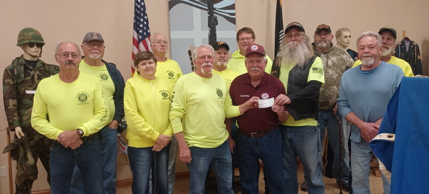 Pre Sold Riders Legion Riders donate $1,538 to All Vets Memorial - Park Rapids ...
