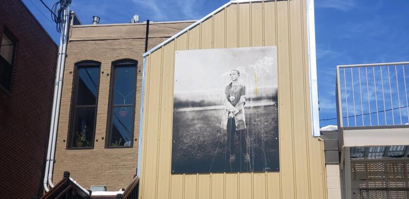 Greta Thunberg mural after it was egged by vandals on April 3, 2020. .jpg