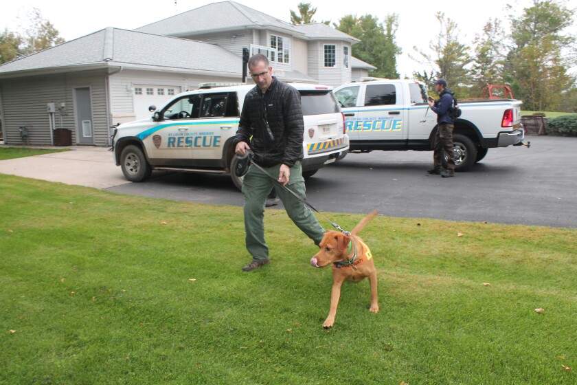 Lake Superior Child Abduction Response Team practice