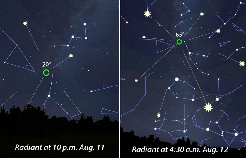 Meteor Altitude Astro Bob: The Perseid meteor shower brings joy this week - Duluth News ...