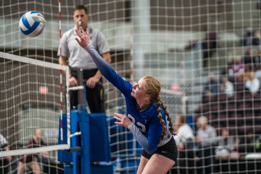 Section 1A, 1AA girls volleyball semifinals