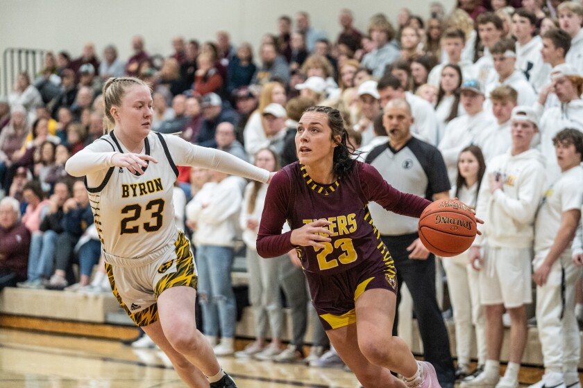 Stewartville, Byron girls basketball